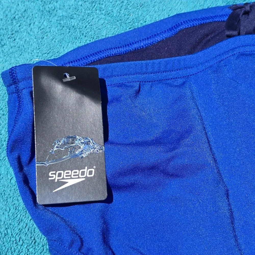 Speedo Men Royal blue Essential Endurance Swim Bikini Brief Swimwear Size 40 NWT
